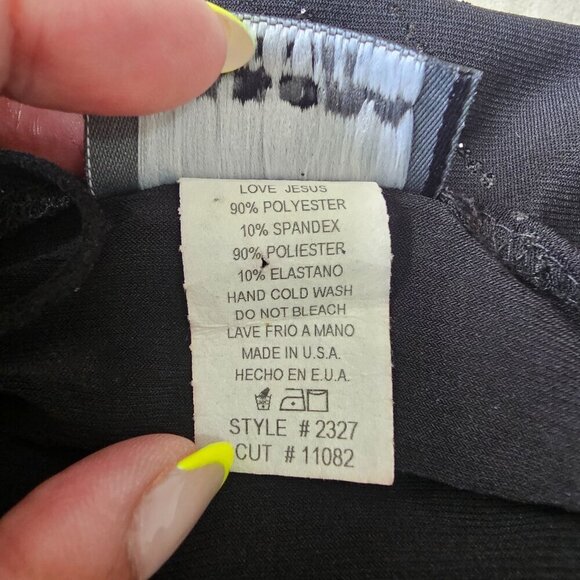 Women's Black Spaghetti Strap Asymmetrical Party Dress - Picture 11 of 16